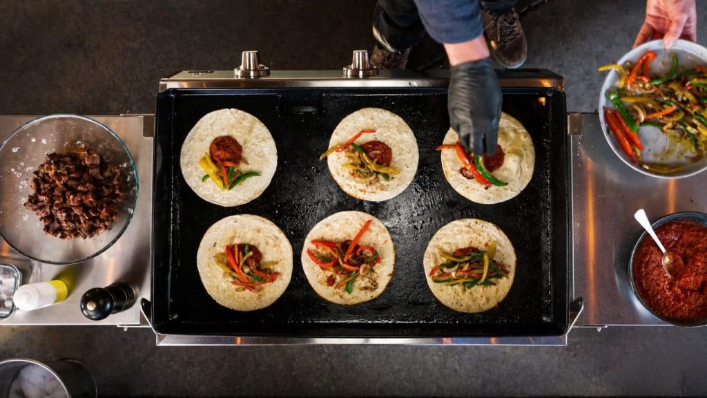 Tacos a la plancha