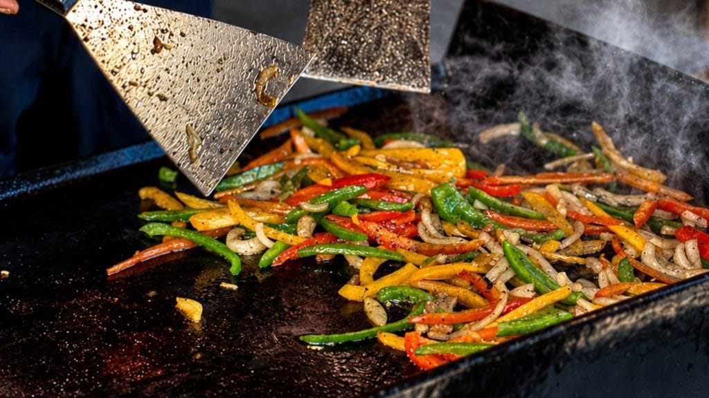 Receta en plancha de gas