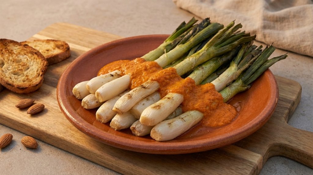 calçots a la brasa