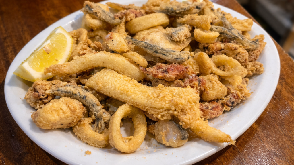 Pescaíto frito feria de Sevilla