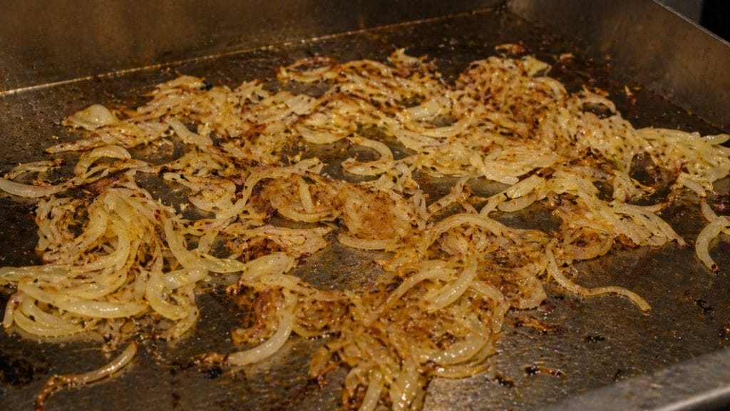 Cebolla pochada a la plancha