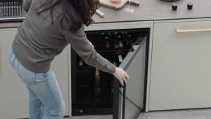 se puede tener nevera en una cocina exterior