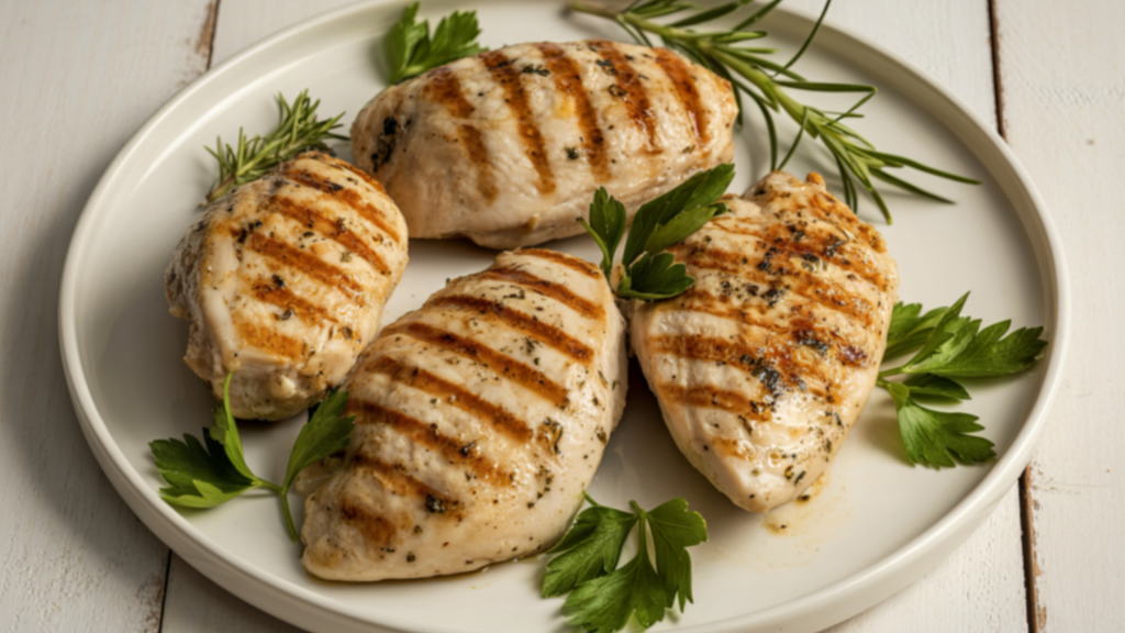 Filetes de pollo a la brasa
