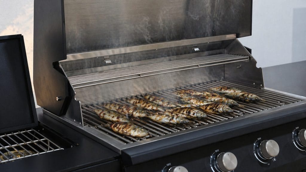 Sardinas cocinándose 